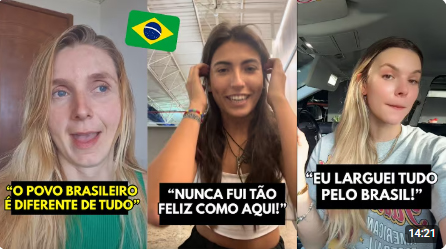 Gringa confessa que foi só no Brasil que ela aprendeu a se amar de verdade