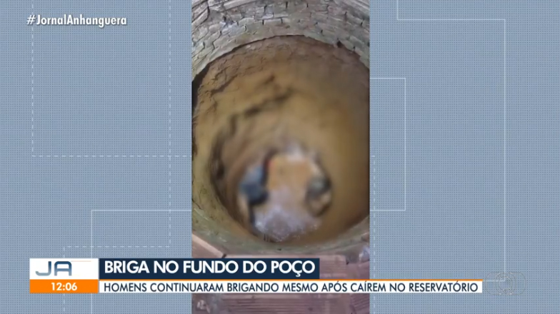 Briga termina no fundo de poço artesiano em Rio Verde GO