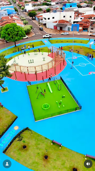 Prefeitura de Rio Verde GO entrega revitalização da Praça das Mães, no Bairro Martins