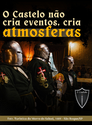 Castelo medieval em São Paulo oferece banquetes temáticos, duelos, calabouços e até interações com a "familia real"