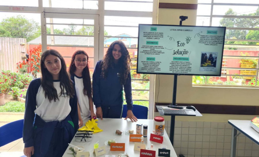 Estudantes de Paraná desenvolvem projetos que unem educação científica, sustentabilidade e impacto social