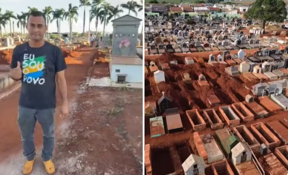 Influenciador é preso após ir a cemitério questionar retirada de restos mortais