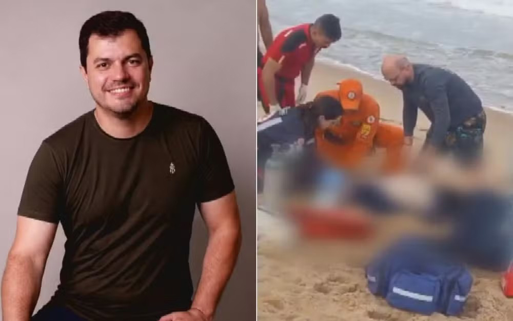 Gerente de banco morre após salvar filho e sobrinho de afogamento em praia na Bahia