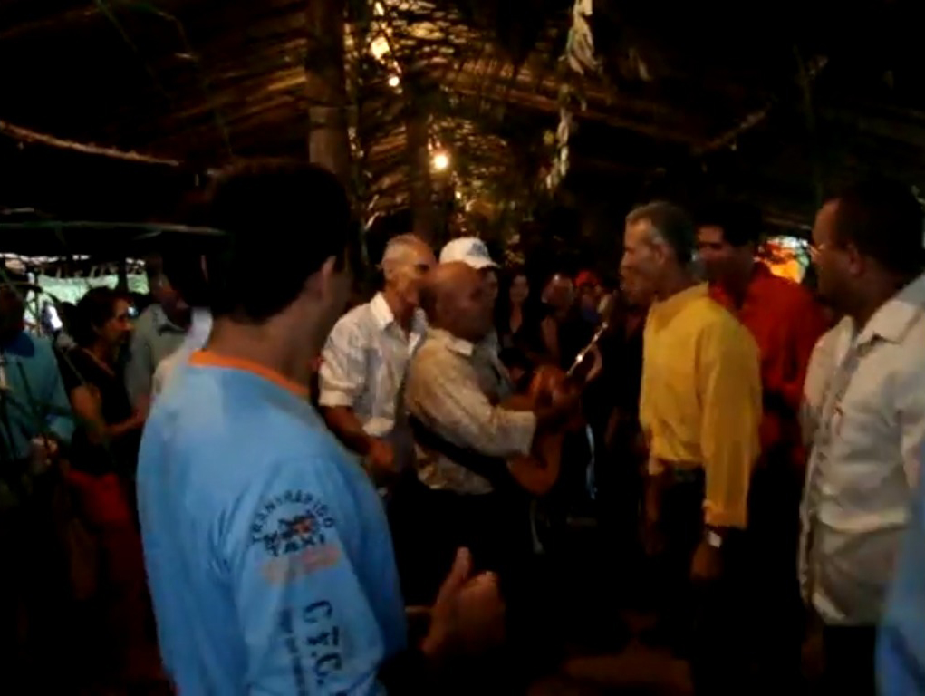 Entrega da Folia de Reis no distrito de Bahiinha GO