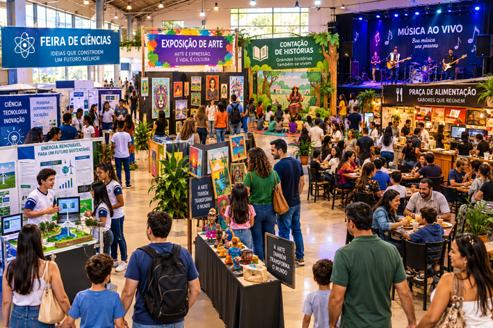 Presenteie a sua cidade com a Feira Pública de Ciências e Entretenimento